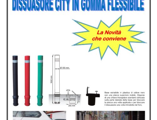 Dissuasore City in gomma fessibile