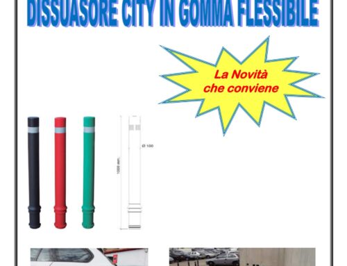 Dissuasore City in gomma fessibile